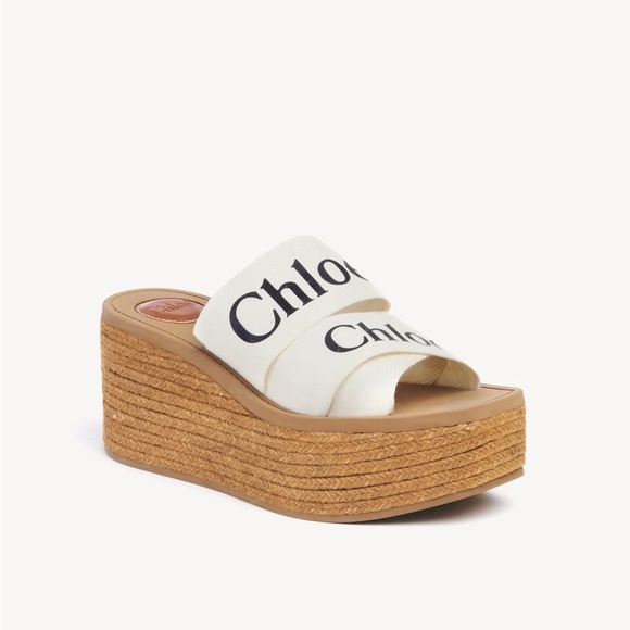Chloé Woody Wedge Espadrilles - Picture 2 of 6